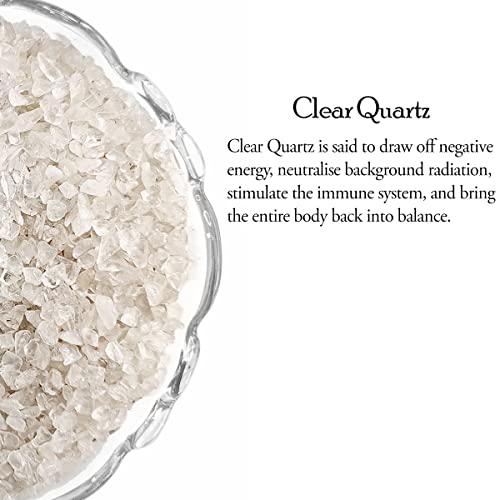 Image of Certified Clear Quartz Crystal Chips 1 KG with Authenticity Certificate | Natural Quartz Decorative Stone Chips for Pooja Room, Meditation, Vastu, Resin Art, Crafts & Aquarium Decor