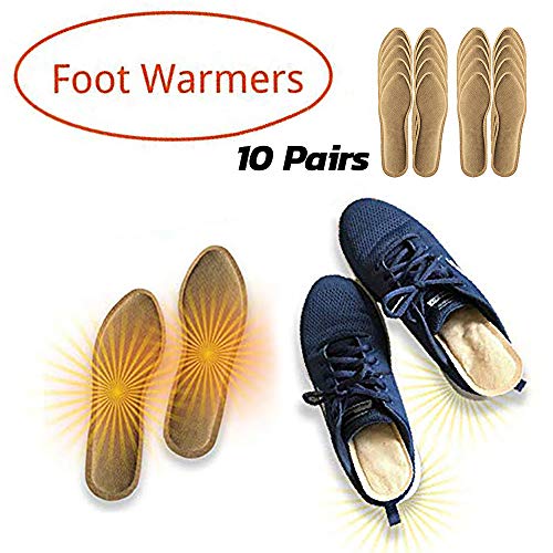 WORLD-BIO Insole Foot Warmers - Long Lasting Safe Natural Odorless Air Activated Warmers - Up to 8 Plus Hour of Heat - 10 Pairs Value Pack - Thumbnail 3