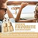 HoogaLife Car Air Freshener Diffuser 2 Pack Hanging Air Freshener Diffuser - Vanilla Cream Fragrance Oil Air D iffuser for Car, 45+ days Long Lasting Fragrance Made in USA C ar Air Fresheners