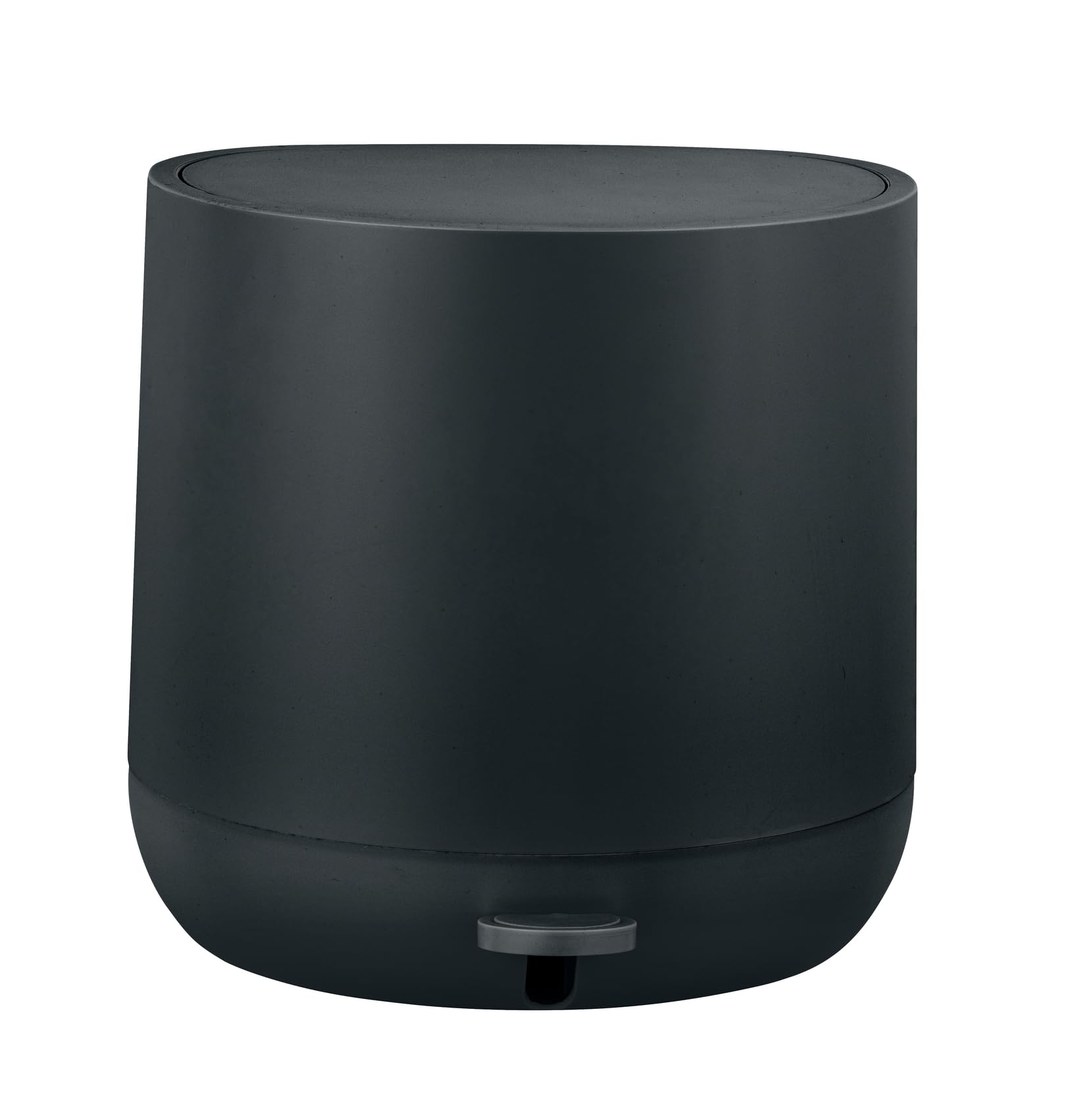 Treteimer Mod. Pomino aus stabilem ABS Kunststoff mit sanfter Absenkautomatik und herausnehmbarem Inneneimer schwarz 4,5l Maße 26cm x 26cm x 24cm