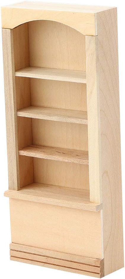 Miniature Dollhouse Dollhouse Miniature Furniture Display Cabinet Dolls House Mini Furniture Dollhouse Furniture for Dollhouse(bookcase)