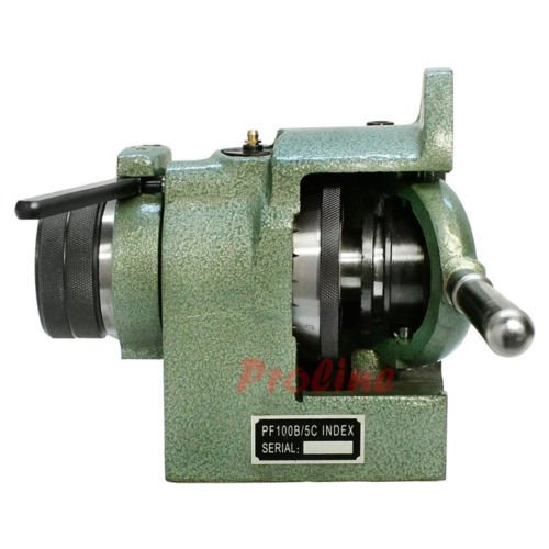 Vertical Horizontal 5C Collet Spin Index Fixture Milling .0004" Spindle Thread #TOP4