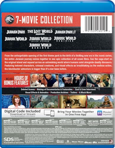 Image of Jurassic 7-Movie Collection (Blu-ray + Digital)