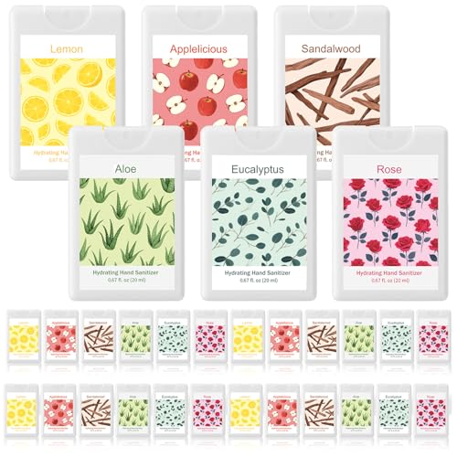 24 Pack Hand Sanitizer Spray Bulk Travel Size, 0.67 Fl. oz