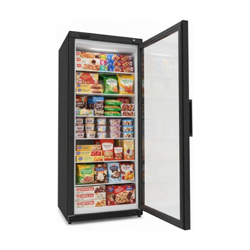 Générique Armoire Réfrigérée Négative 600 Litres – Congélateur Professionnel Porte Vitrée