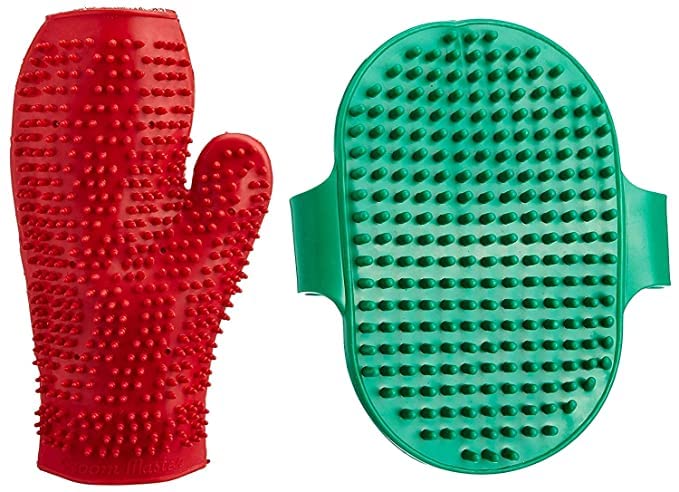 D&C PAWS Durable Silicon Combo of Grooming Hand Brush and Grooming Glove Shedding Small Medium Large Breeds, Pet Hair Remover Glove-Massage for Dog, Cat (Multicolor) (B0C69LZLJX) Amazon Price History, Amazon Price Tracker