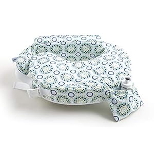 My Brest Friend Inflatable Travel Nursing Pillow For Breastfeeding, Bottlefeeding & Posture Support with Slipcover…