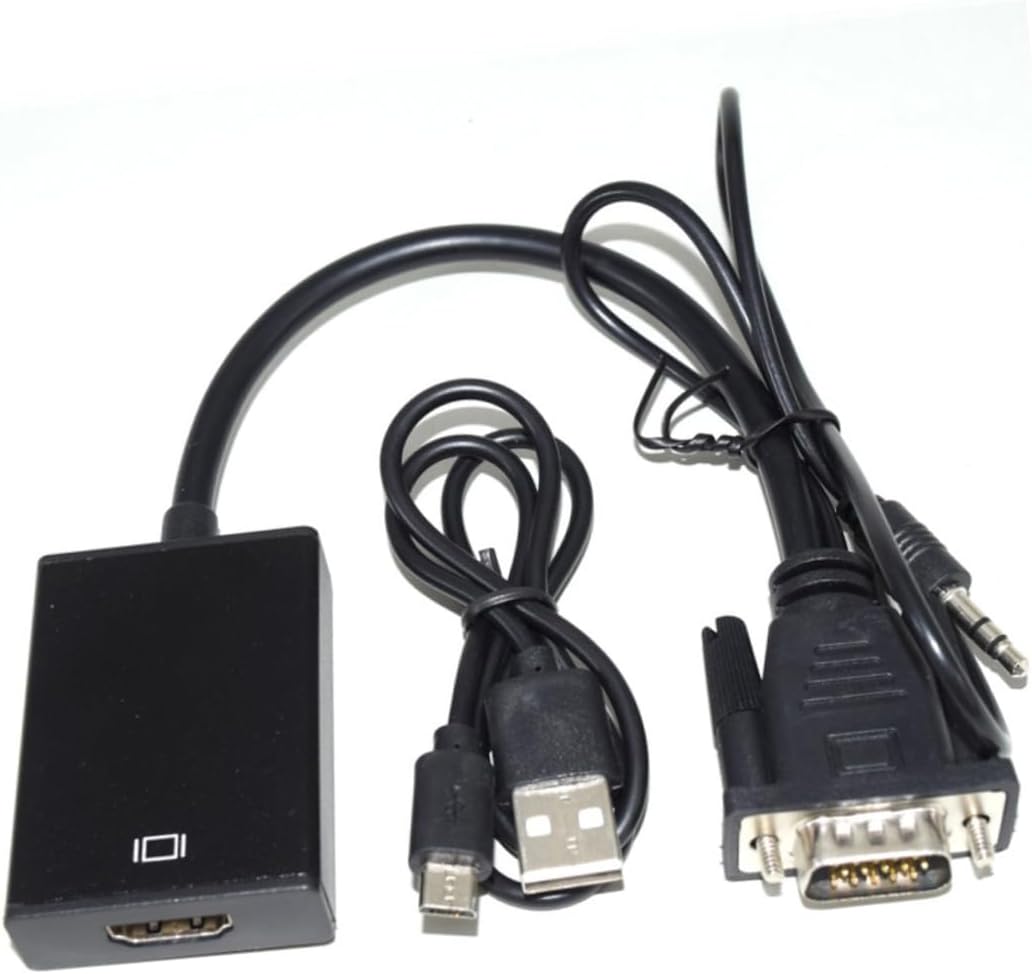 OSALADI VGA to Digital Video Interface Cable Adapter Converter with Audio