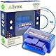 Allstric® OBD2 Diagnosegerät mit CD. ELM327 Auto Diagnosegerät für alle Fahrzeuge. Fehlercodes auslesen & löschen, Echtzeitdaten & Live-Diagnose. Kompatibel mit Windows, Android, iOS & OBD2 Bluetooth