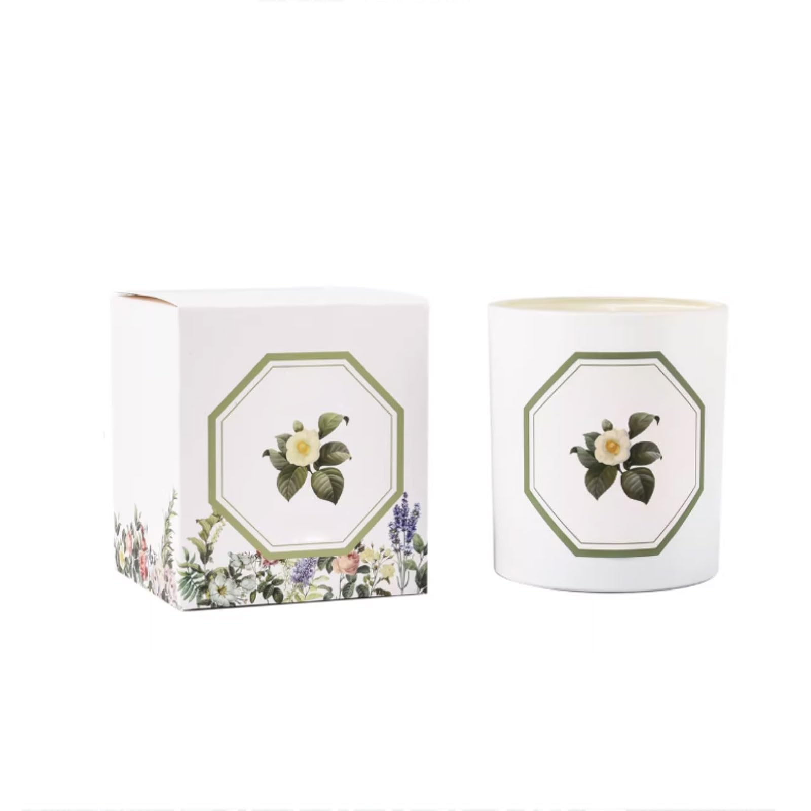 Fhvkrbtx Camellia Scented Candle, Soy Wax Candles Multicolor Cylinder Jar Scented Candle For Home Vacation Relaxation Spa(Camellia)