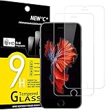NEW'C 2 Stück für iPhone 6, iPhone 6s für Panzerglas, Frei von Kratzern, 9H Festigkeit, HD Bildschirmschutzfolie, 0.33mm Ultra-klar, Ultrawiderstandsfähig