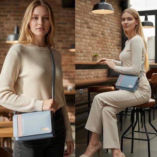 Image of ALSU Women's trendy Sling Bag | handbag | purse | crossbody bag| deattachable straps | adjustable straps |card slots side bag| phone pocket