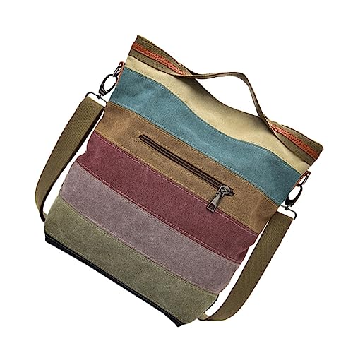 Sac bandoulière en toile rayée : résolvez le désordre avec ce rangement portable