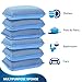 Miracle Microfiber Kitchen Sponge by Scrub-It (6 Pack) - Non-Scratch Heavy Duty Dishwashing Cleaning sponges- Machine Washable - (Blue)