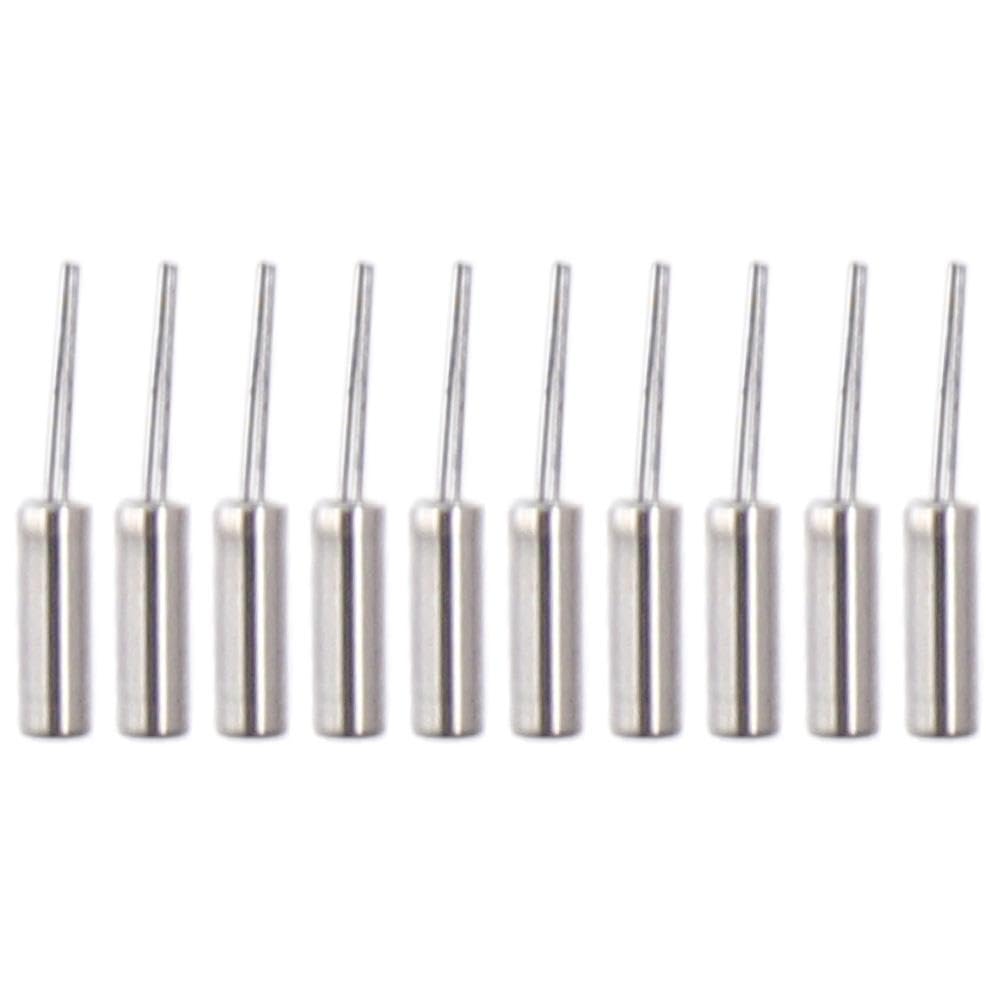 AllGIFT 10pcs DIP Quartz Crystal Oscillators Resonators 32.768KHz Replacements 2 X 6mm