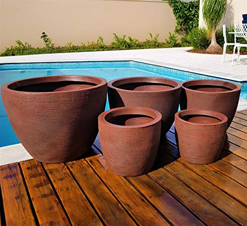 Vaso Berlim 28X33 Cm Alpe Chocolate