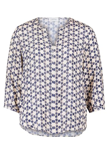 Cartoon Damen Casual-Bluse mit Muster Nature/Dark Blue,36