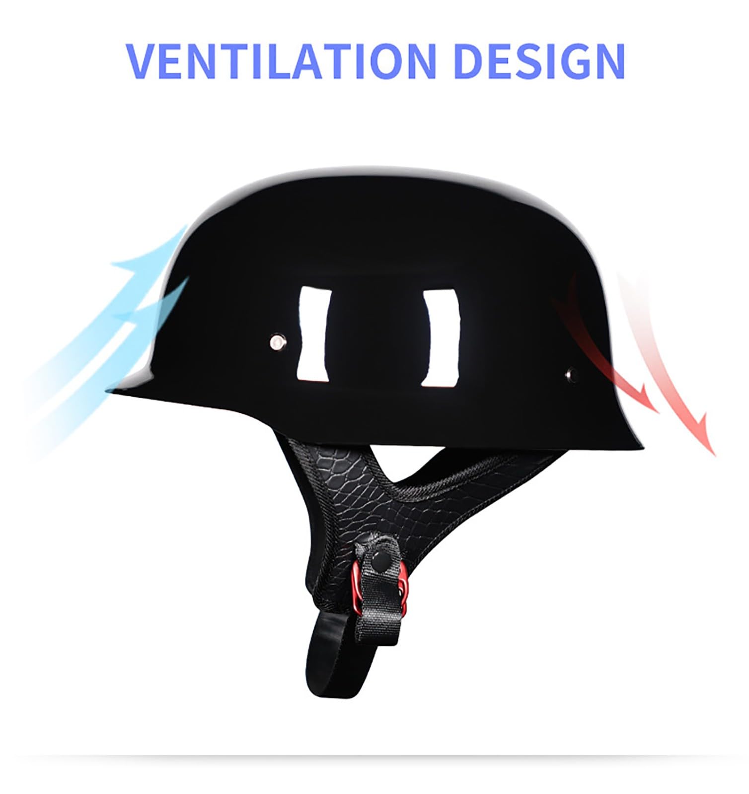 Casque jet moto avec lunettes, casque jet pour cyclomoteur homme/femme, casque demi-casque rétro homologué ECE pour scooter cruiser 7,XXL=63-64CM