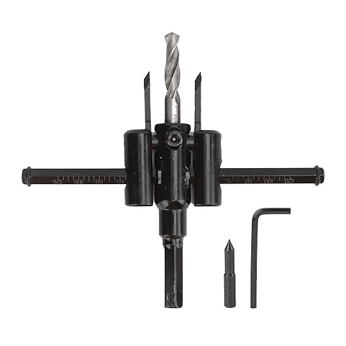 Abridor de agujeros ajustable, Abridor de agujeros 30 7.874 in, Herramienta de corte de perforación tipo aeronave ajustable, Sierras de agujero de