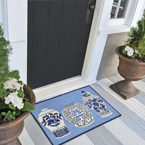 Liora Manne Frontporch Indoor/Outdoor Rug, 2 ft 6 in x 4 ft, Ginger Jars