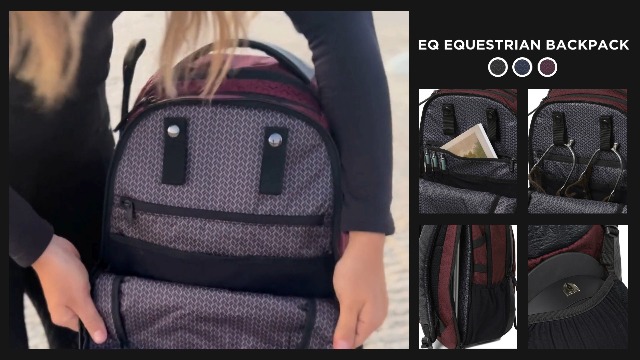 Amazon.com: Kerrits EQ Back Pack Burgundy Chevron Bits Size  display picture 1