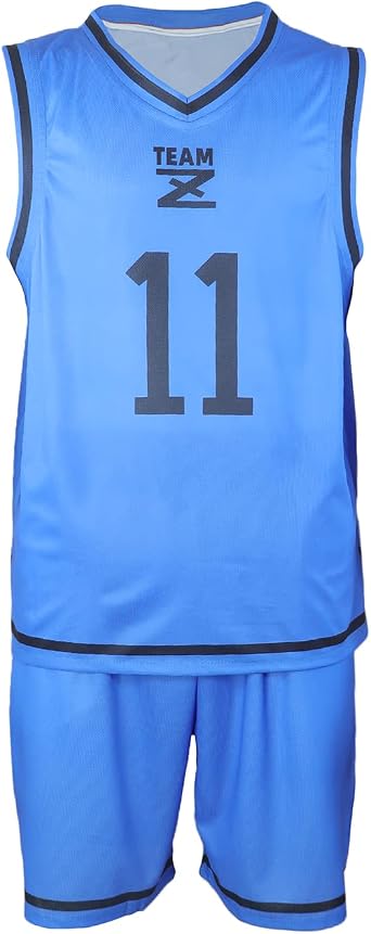 Blue Jersey Cosplay Costume Yoichi Sportswear Jumpsuit No 11 Football Uniform Shorts Tracksuit