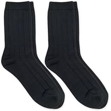 Jefferies Socks Boys Rayon Derived From Bamboo School Uniform Ribbed Crew Socks 2 Pair Pack