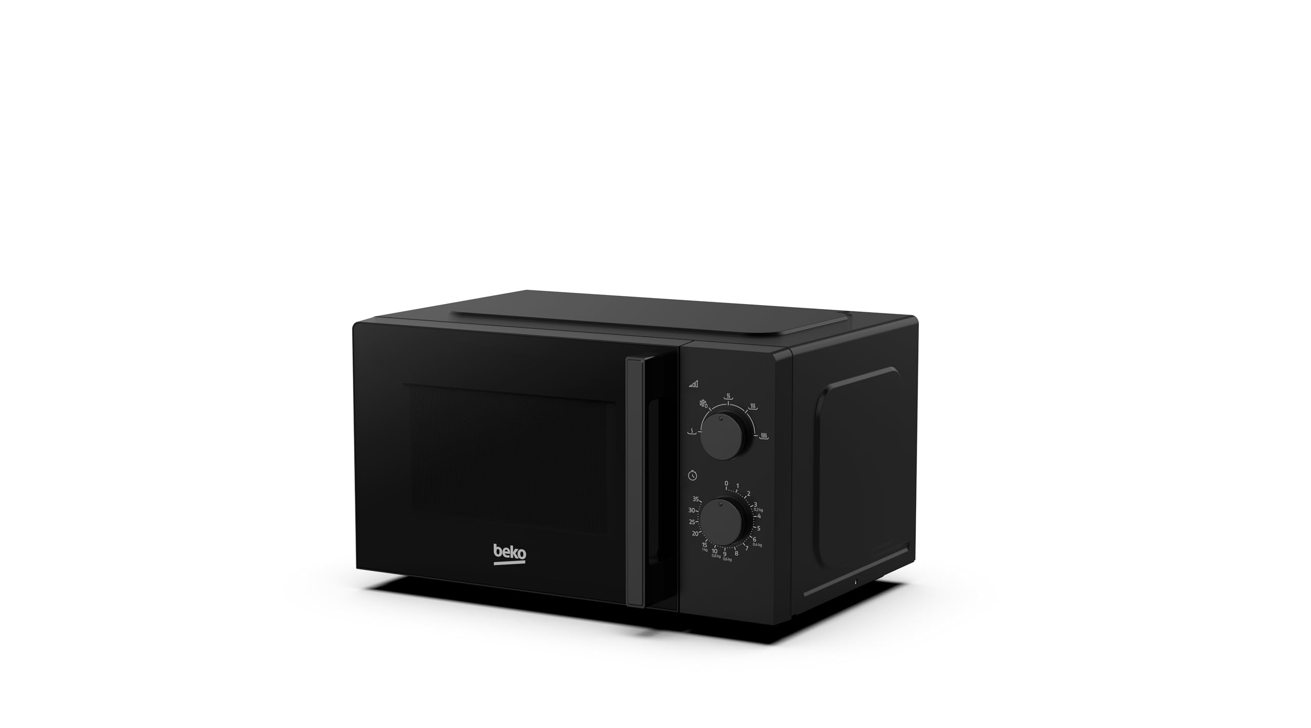 Beko - MOC20100B2 Mikrowelle, 5 Leistungsstufen, 20 Liter, 700 W, freistehend, Timer 35 min - Schwarz