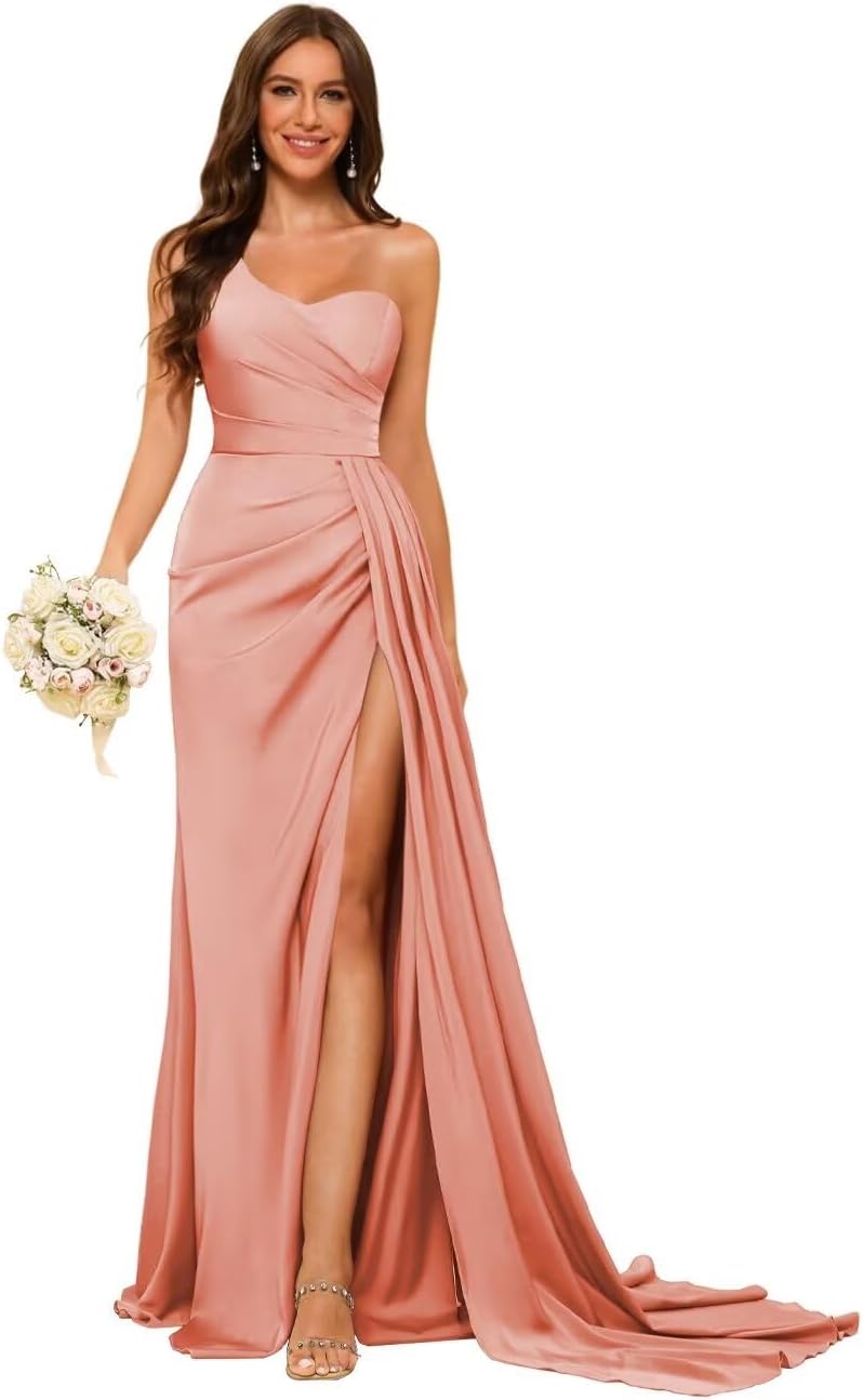 Dessiny Elegant One Shoulder Bridesmaid Dresses for Nigeria | Ubuy