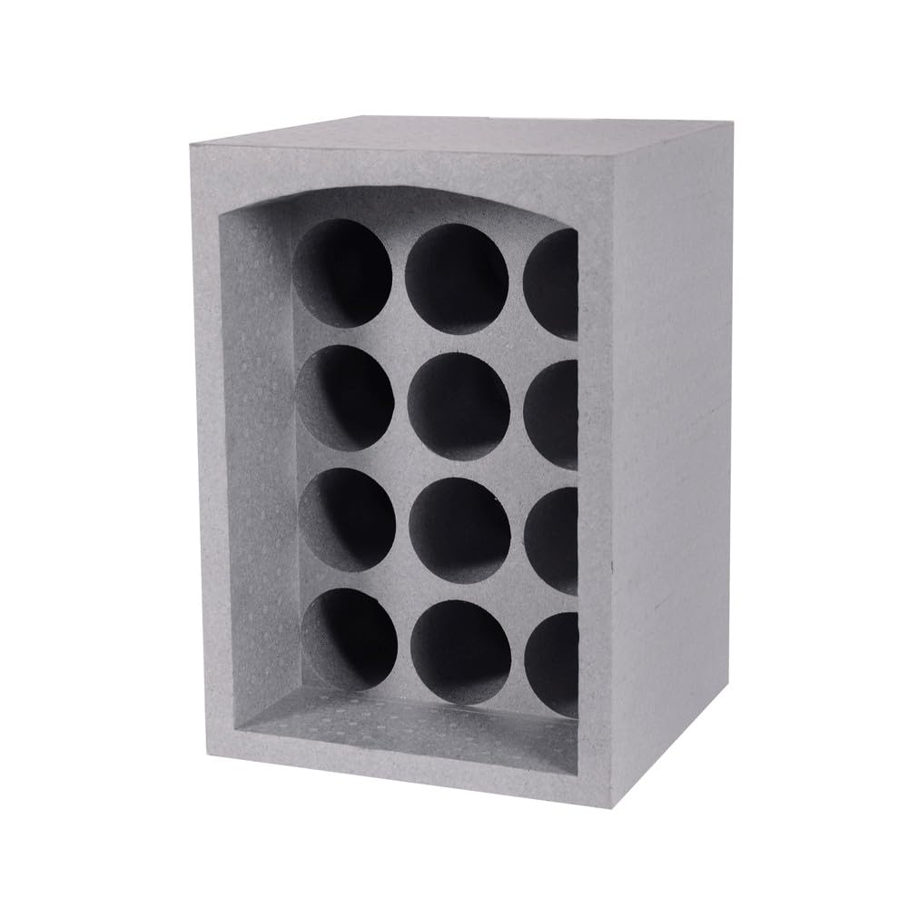 Casier 12 bouteilles ps expansé gris