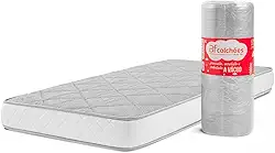 Colchão Solteiro de Espuma D33 a Vácuo 88x188cm BF Colchões