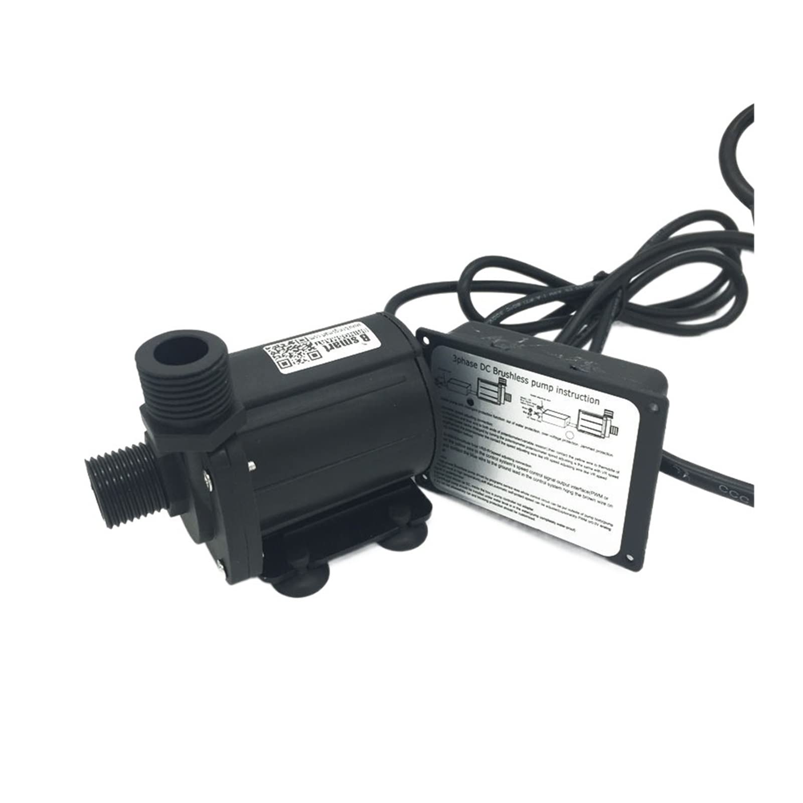 Regulowana mała pompa zanurzeniowa 1000B-T 1200L/H 17 m wysoki podnoszenie 12 V DC bezszczotkowa pompa wspomagająca do wody słonecznej 24 V studnia zanurzeniowa (12 V)