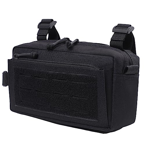 Azarxis Tactical Pouch Multi-Purpose Large Capacity Increment Utility Pouch Short Trips Bag (Black)