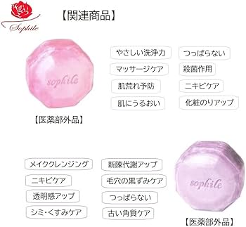 Amazon.co.jp: 【Sophile】SODエッセンス 42ml 全4タイプ ～洗う