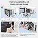 LETORS UV Sanitizing Cabinet (12L) Large Capacity - Metal Chemical-Free UVC Cleaner Box with Easy to Use Timer (5-60 Min) for Salon Tools, Manicure Supplies, Baby Bottles, Phones, Cutlery & More
