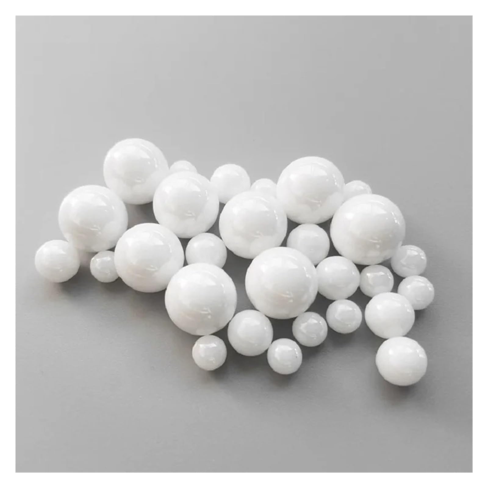 1mm 7mm 10mm 12mm 15mm 20mm 25,4mm Bolas de rodamiento de cerámica de Grado G10 ZrO2 Bola de óxido de circonio Bolas de cerámica de Zirconia (Size : 1.5mm 20pcs)