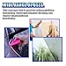 2PCS Car PPF Squeegee, TPU Soft Rubber Anti-Scratch Vinyl Wrap Window Tint Tool, Car Glass Cleaning Water Scraper for Curved Surfaces Paint Protection Film Installation