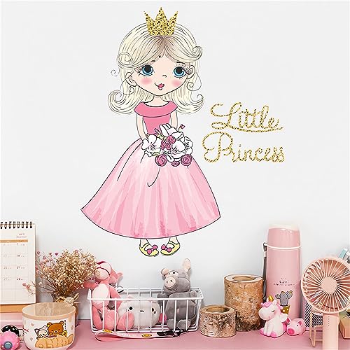 Vinilo Decorativo Princesa Rosa para Pared 30 cm x 90 cm miniatura 4