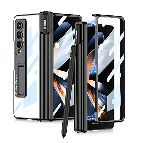 Coque Samsung Z Fold 4 transparente idéale au quotidien avec son porte-stylo