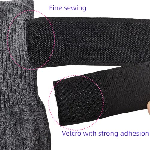 Thickened Leg Warmers for Women and Men - Anti-Slip Knee Sleeves for Arthritic Knees, Hiking, Climbing, Skating & Sleeping - Medium - Image 7