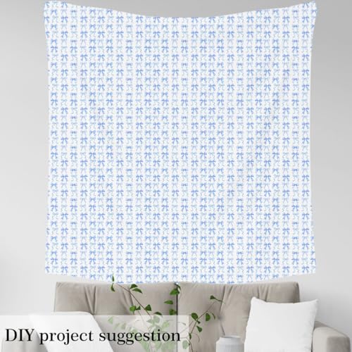Projets bricolage tissu étanche intérieur extérieur motif bowknot - 3