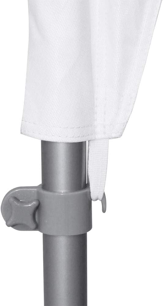 Vispronet Basic Medium Feather Flag Pole Set – Swooper Flag Pole Set Includes (4) Pole Pieces, (1) Ground Stake, and (1) Carrying Bag - Fits 2.0ft x 8.5ft Feather Flags (No Flag Included)