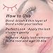 Bond and Seal Lash Glue, Lash Cluster Glue, Long-Lasting Waterproof, Strong Hold & Gentle Formula, Quick Dry, for DIY at Home