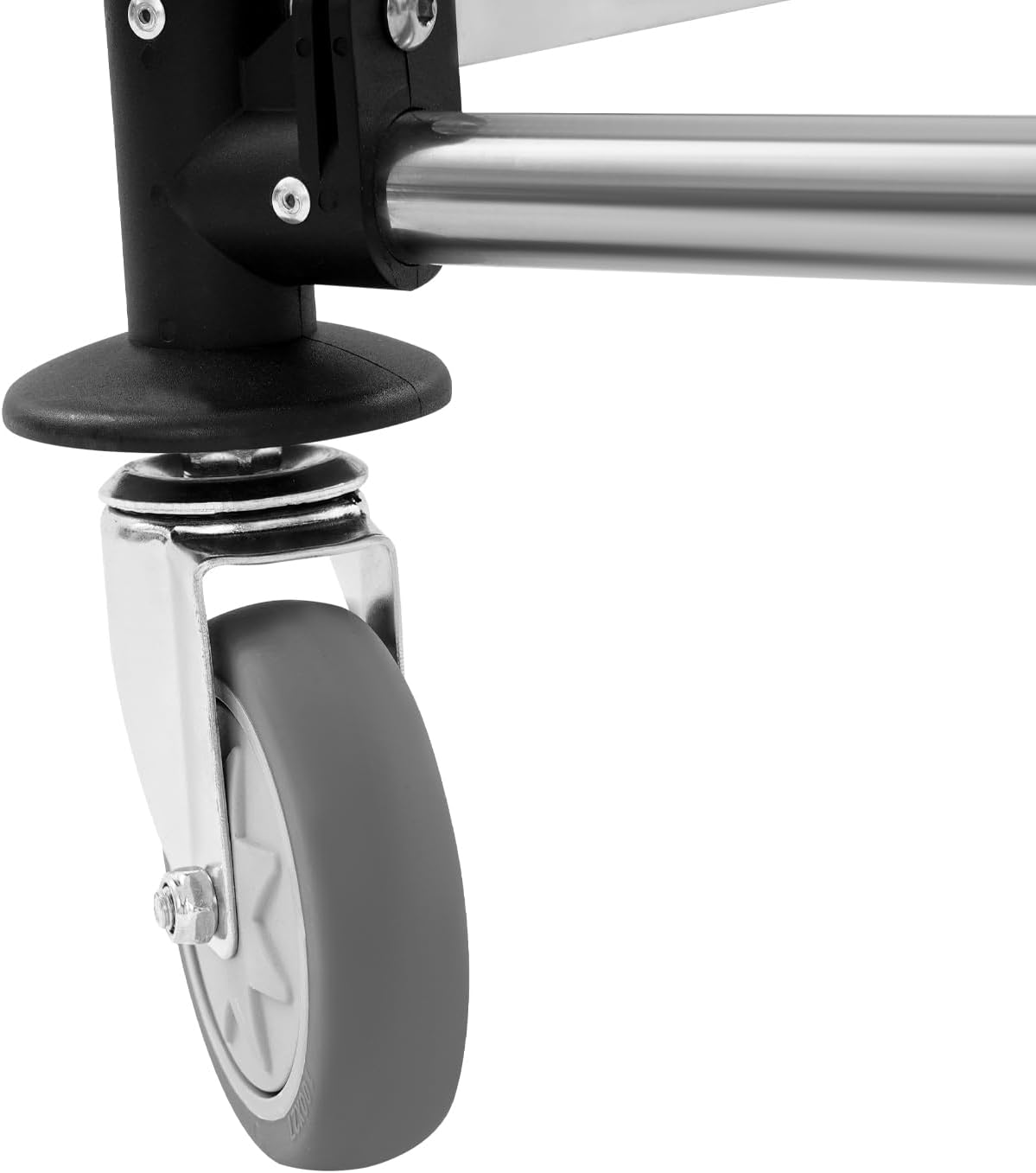 Commercial Products Collapsible X Cart, Heavy Duty Rolling Laundry Carts with Bag, Steel Industrial Laundry/Trash Cart with Wheels for Hotels, Hospitals, Nursing Homes, Offices, 87x50x92cm