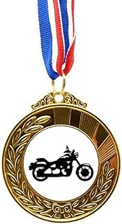 no/no Cinta mecánica para motocicleta, color negro, con patrón dorado, ganador del premio