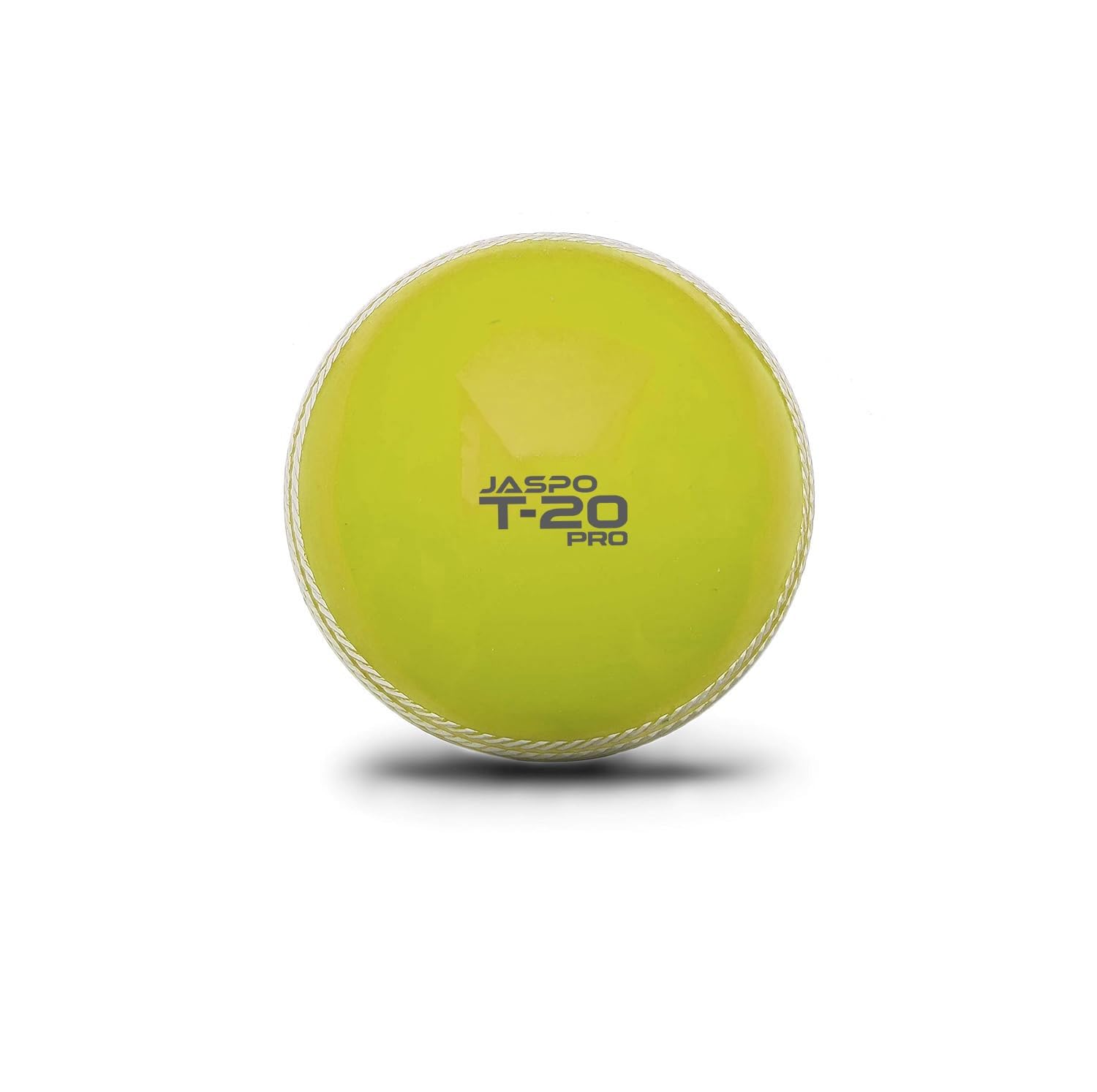 jaspo T-20 Pro PVC Soft Cricket Balls (Neon Yellow, 110 Gm) - Pack