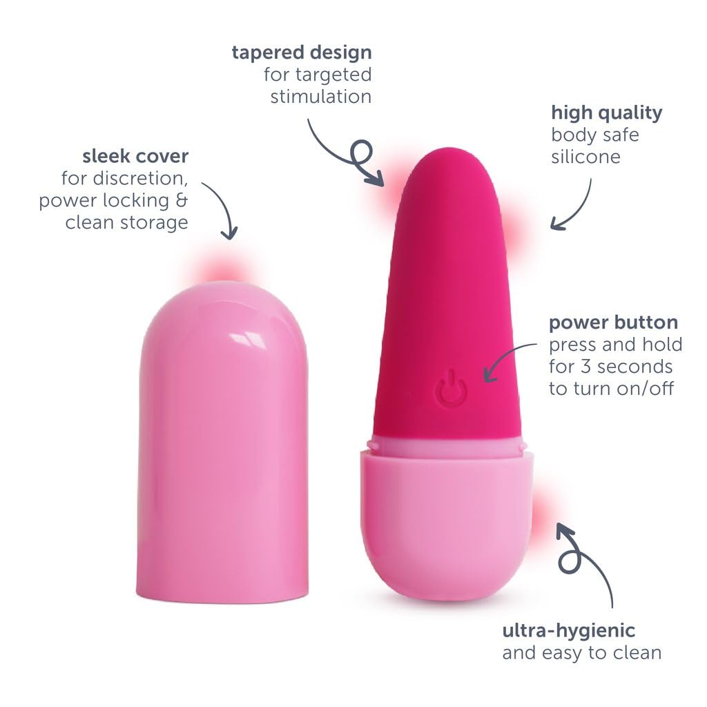 plusone pink vibrator Amazon.com: plusOne Private Pleasure Bullet Vibrator, Made of Body-Safe  Silicone, Quiet Mode, 10 Settings, Rechargeable & Waterproof, Hygiene &  Privacy Cover, Pink : Health & Household