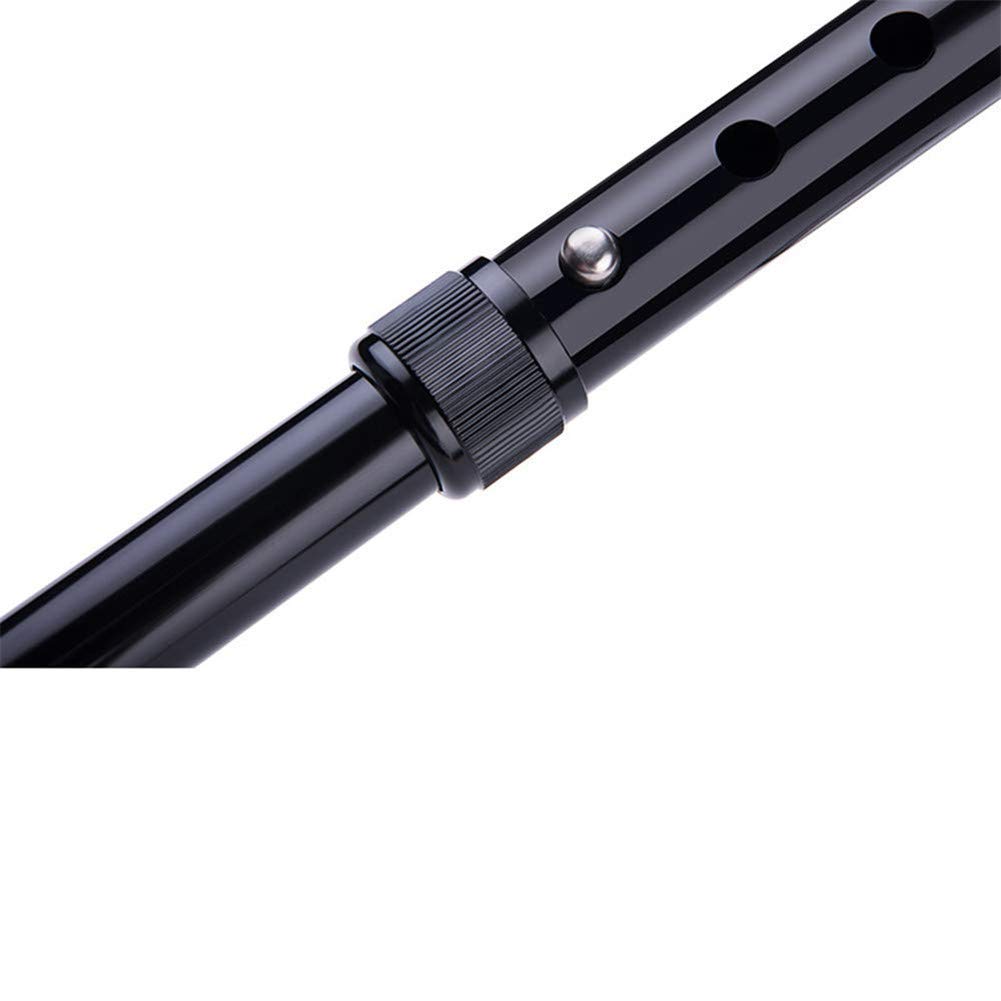 Bastón Plegable telescópico Plegable - Ayudas para Caminar de Aluminio con luz LED - Ligero, Moderno, bastón de Viaje, fácil de Plegar con Alarma para Personas Mayores - para Hombres, Mujeres,