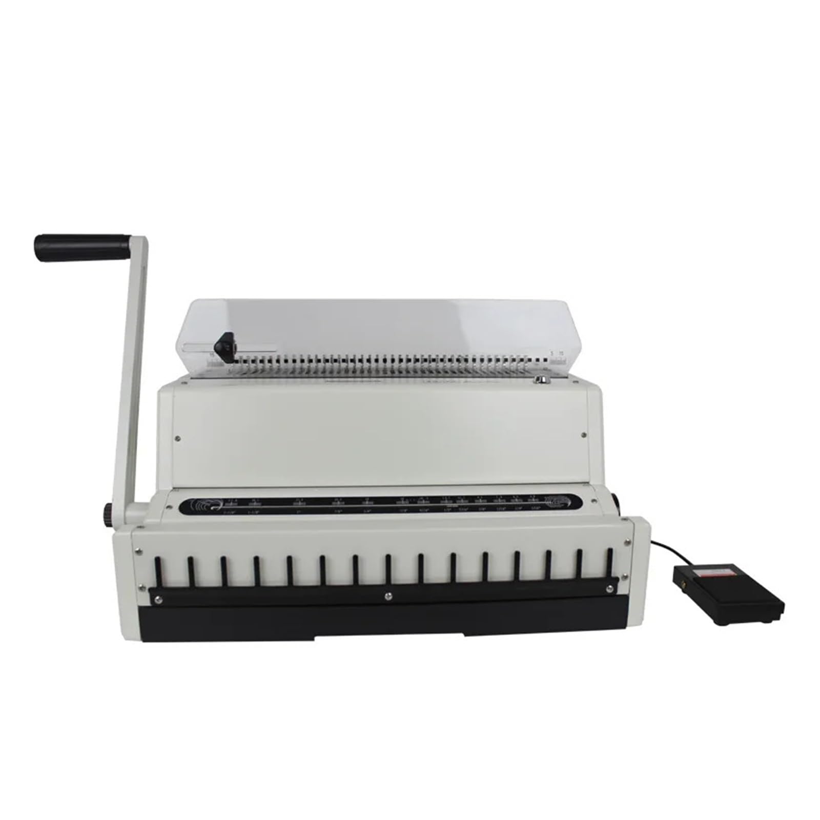 Perforatrice-relieuse Machine électrique de perforation et de reliure d'anneaux en fer Machine de reliure de calendriers de bureau Machine de poinçonnage à couteau à tirage complet Économie de main-d'