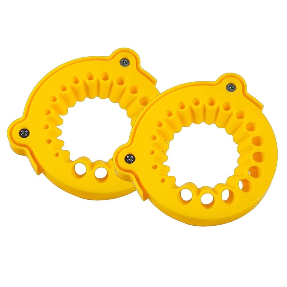 Littimoon Power Drill Bit Grinding Attachment 2 Pieces Drill Bit Sharpener, Multipurpose Drill Sharpener, Sharpening Jig